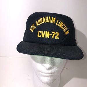 USS Abraham Lincoln black Cap